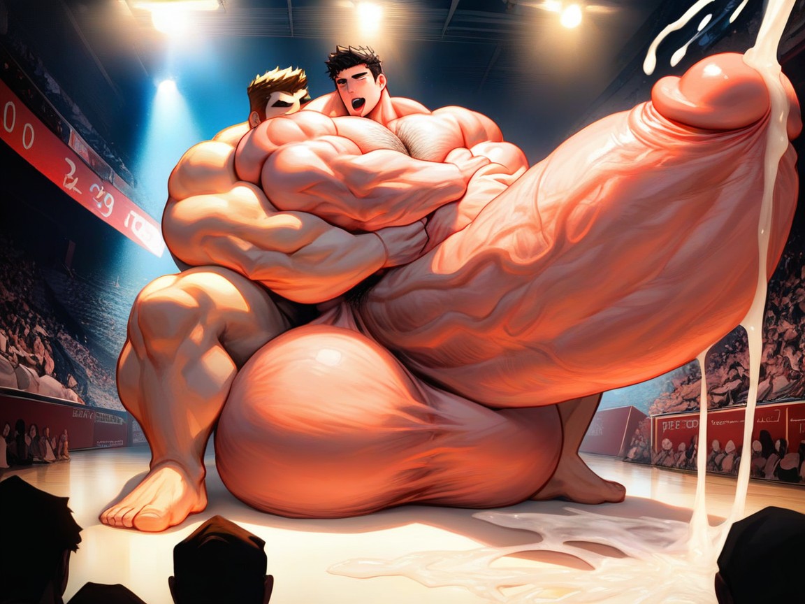 Hyper Cock, Male Only, Correct Anatomy 게이 AI 포르노