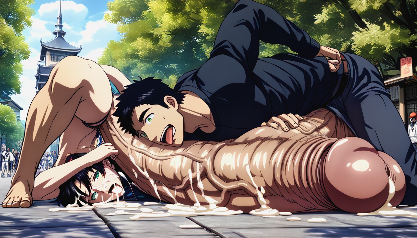 Gay, Tongue Out, Magic Porno IA Gay