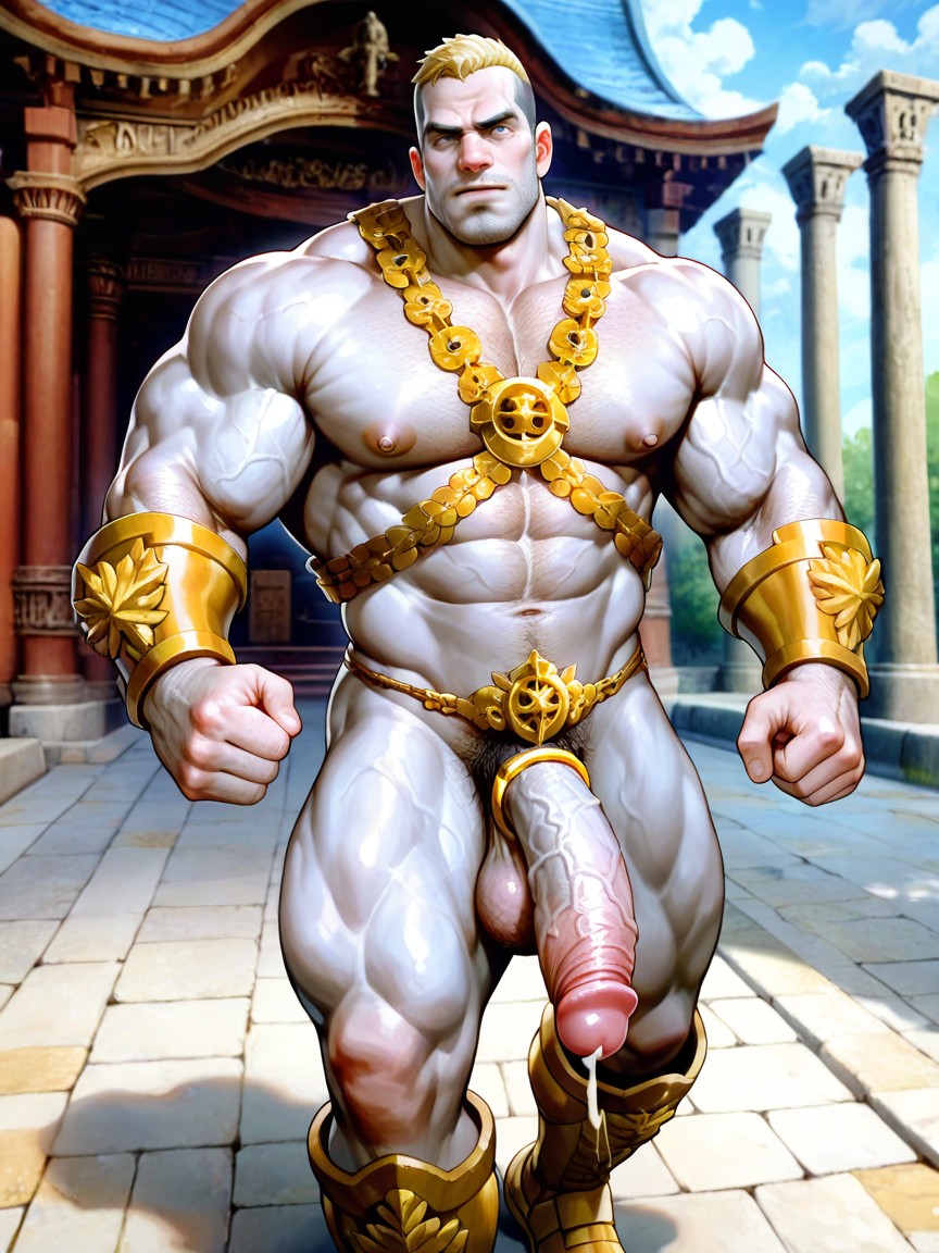Thick Muscular Thighs, Beitemian, Muscle God Hercules Porno IA Gay