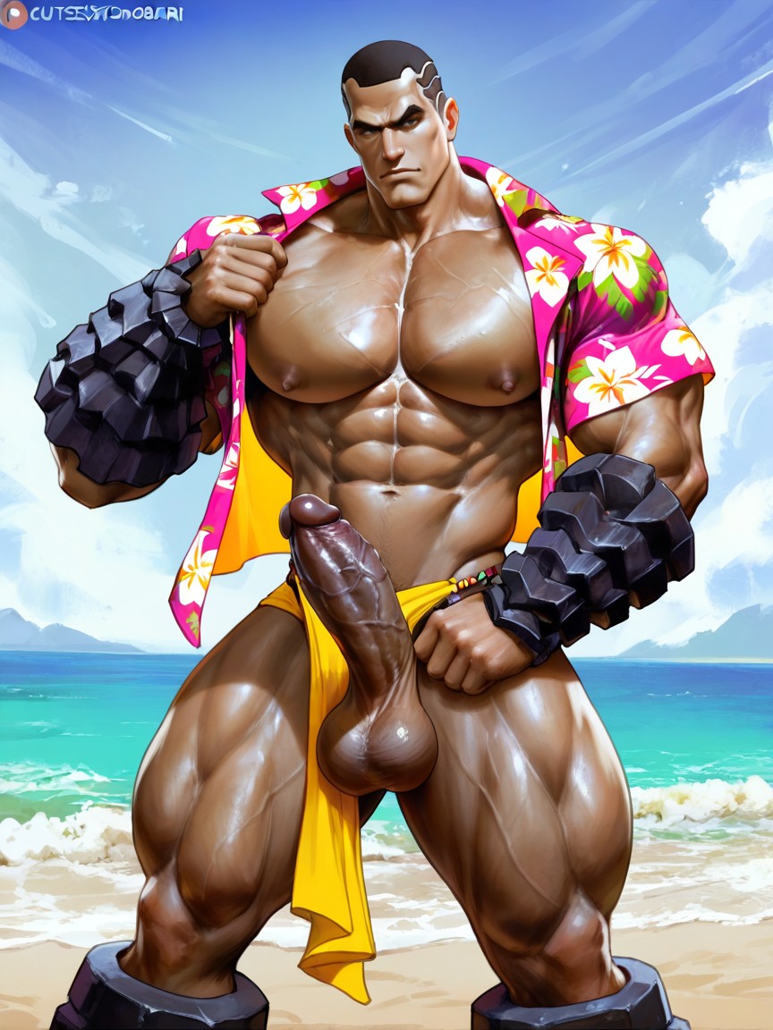 Huge Hands, Redgart Style, Washboard Deep Defined Veiny Six Pack Porno IA Gay