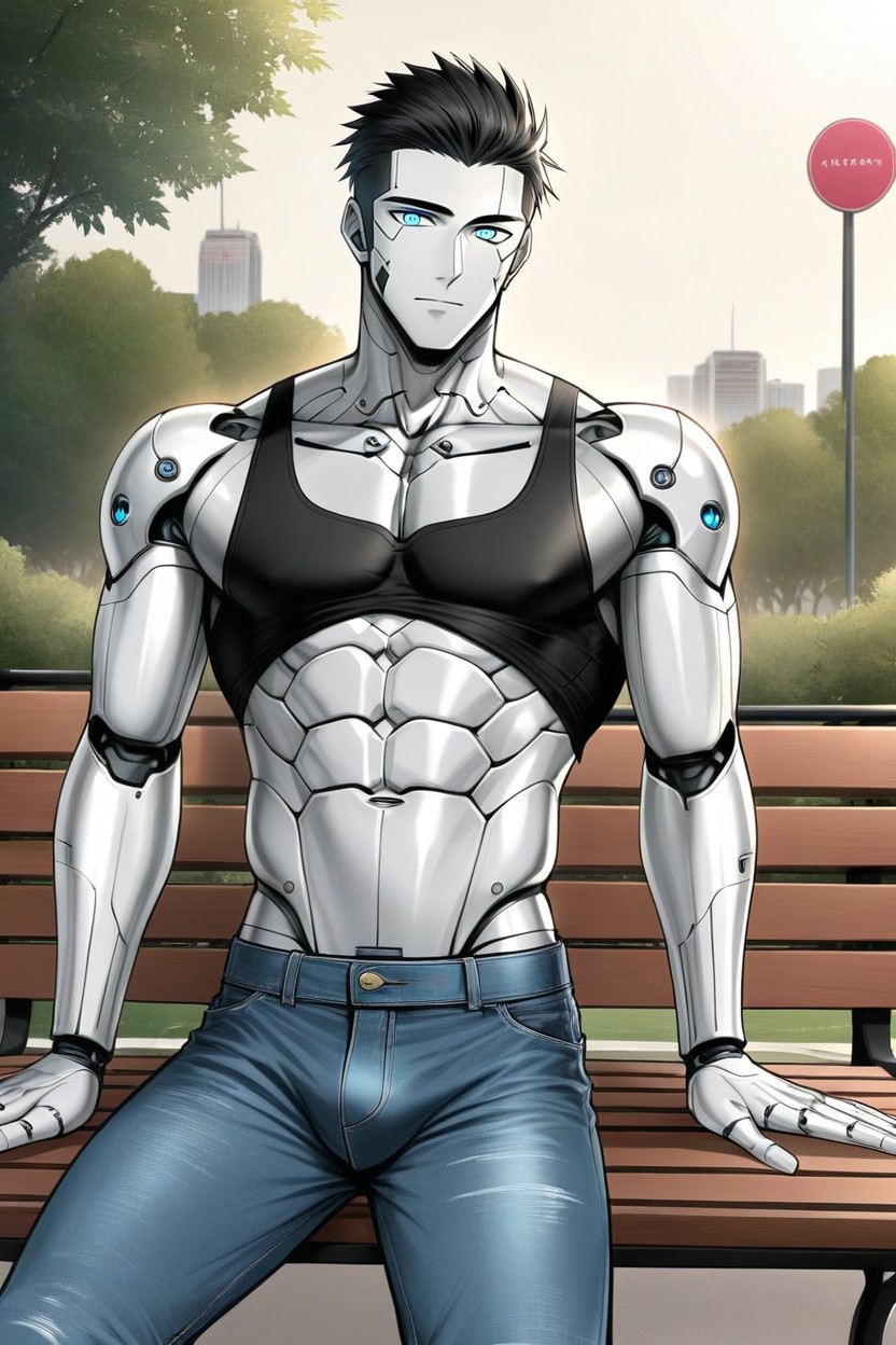 25+, Upper Body View, 背心 AI同性戀黃片
