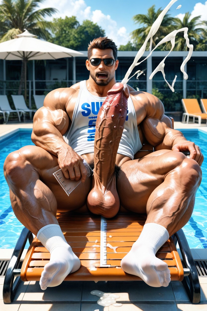 Size Of Penis, Spiked Cock, Pool Chair Porno IA Gay