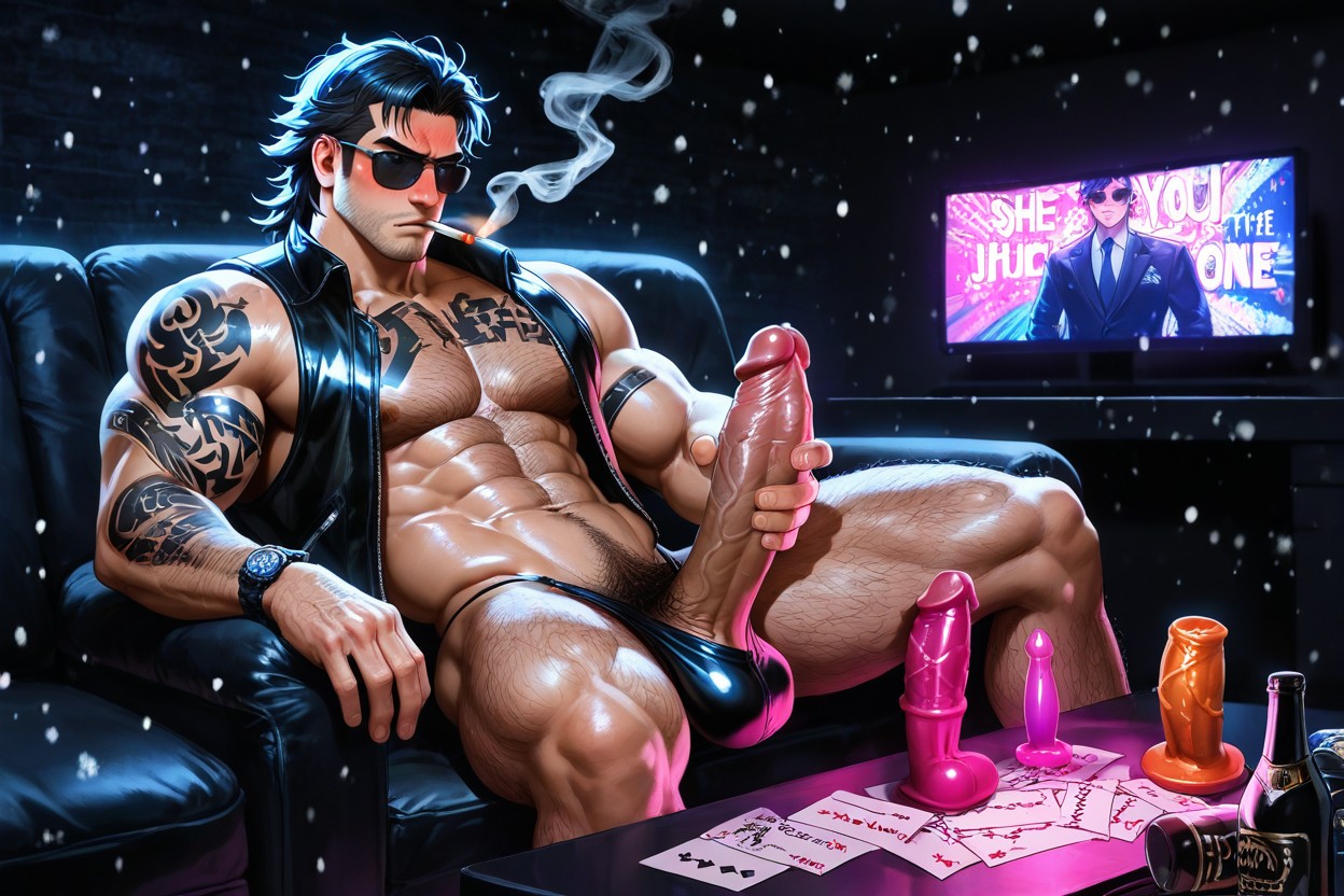 Private Cocaine In Vip Room, Letters "win Coke ", Blushed Face ゲイAIポルノ