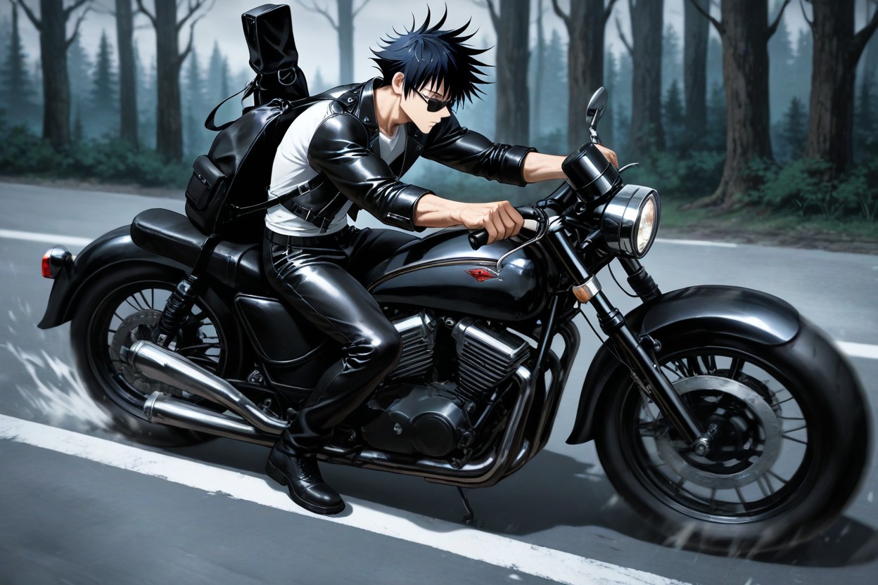 Desaturated, 근육질 체형, Harley Style 게이 AI 포르노