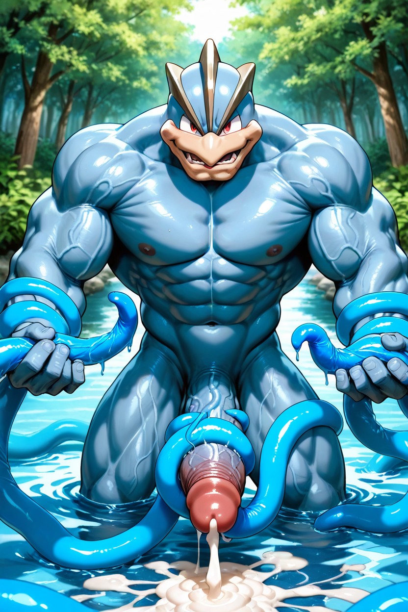 Lac, Arms, Machamp Porno IA Gay