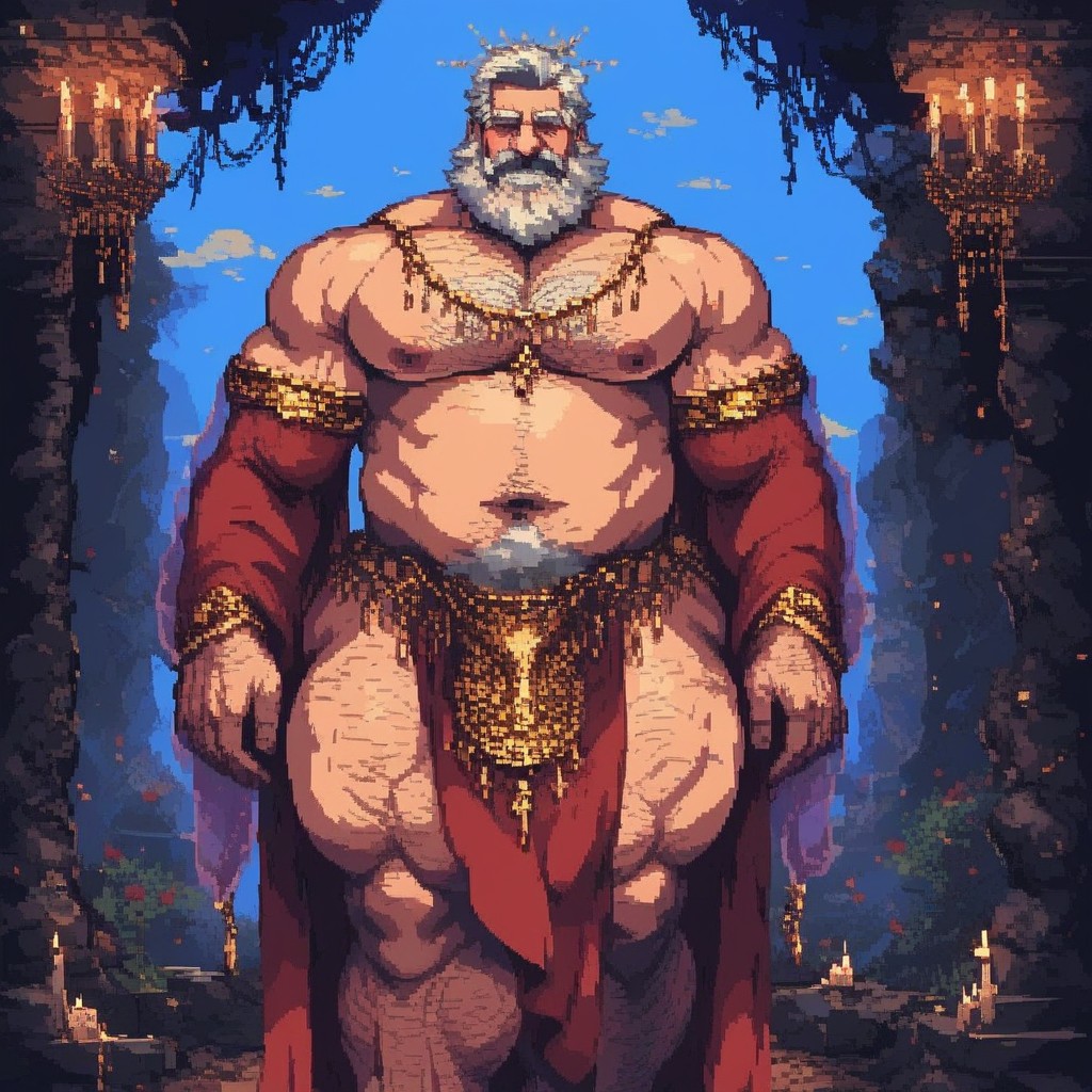 Thick Thighs, Fat Ass, Palais Porno IA Gay