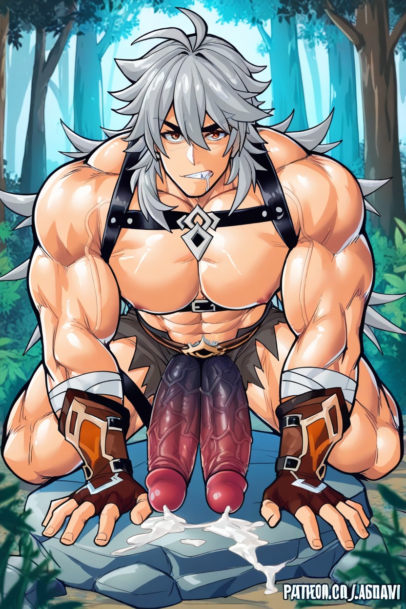 Razor From Genshin Impact, Hairy, Jasdavi AI同性戀黃片