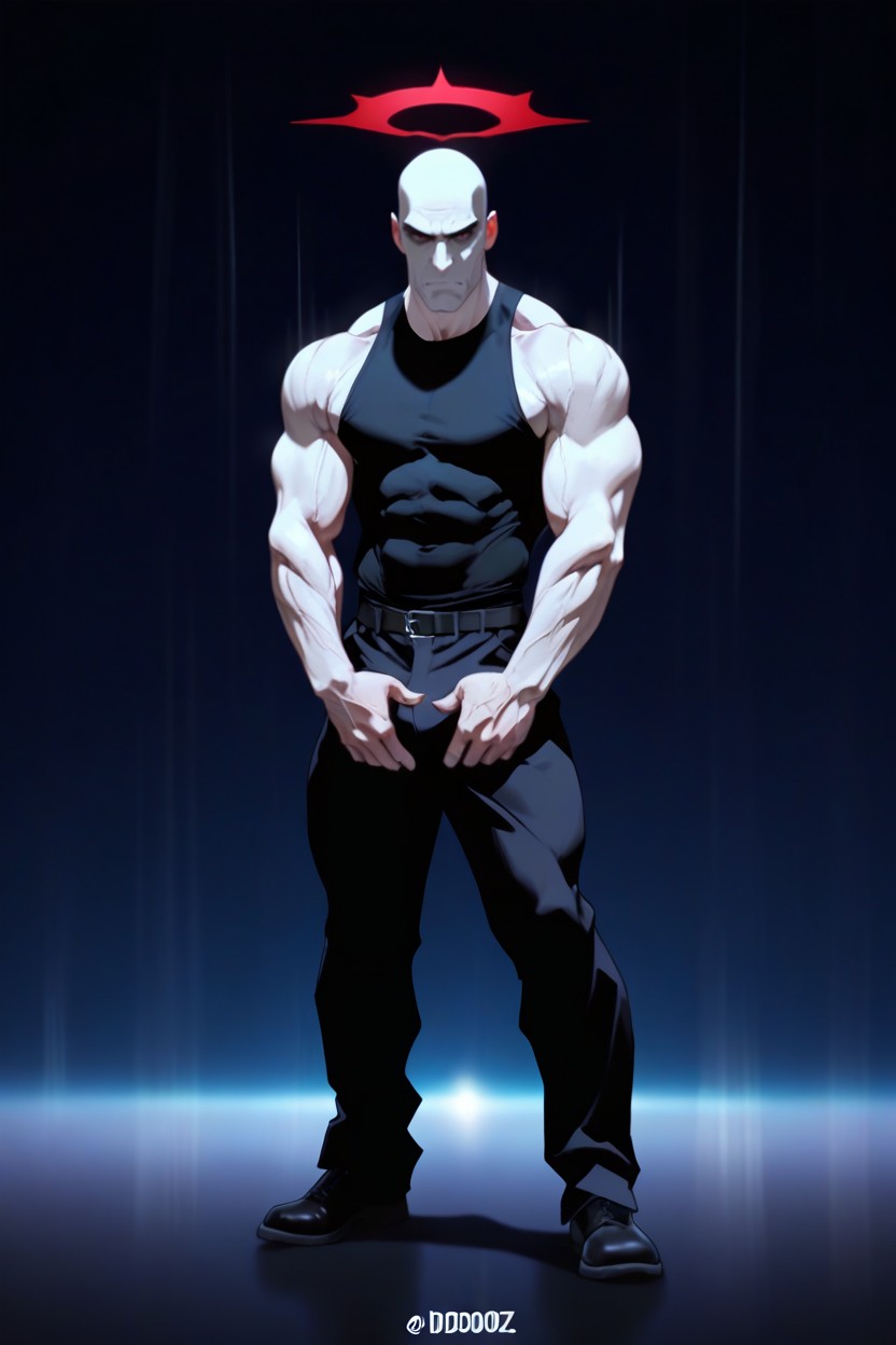 Hard Shadows, Male Body, Hair ゲイAIポルノ
