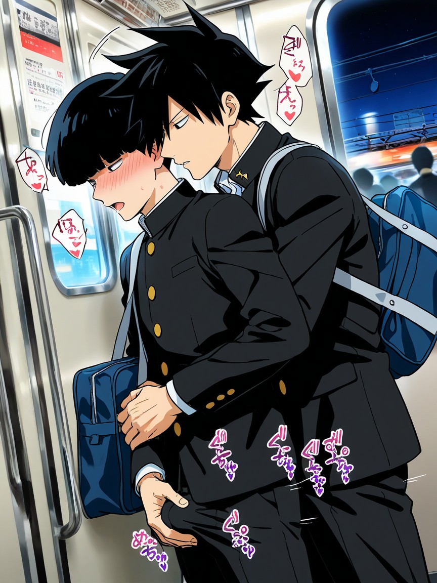 Side View, Eyes Open, Embarrassed AI Gay Porn