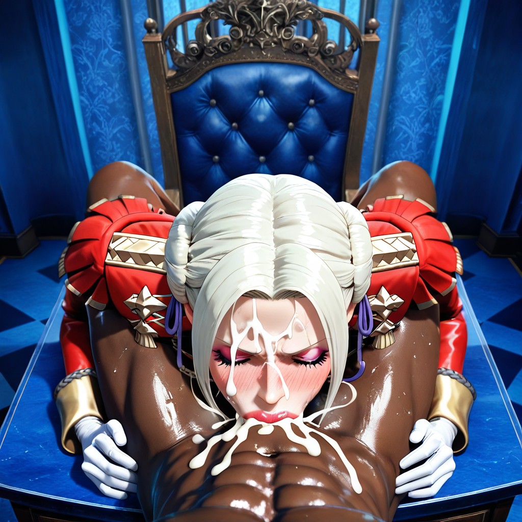 Head Down, Head Between Thighs, Mascara Porno gay IA