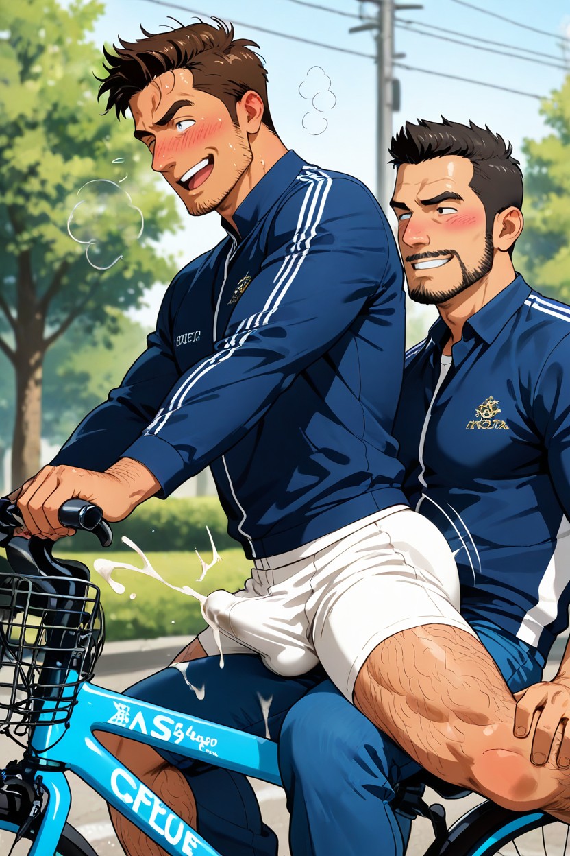 Gay Males Only, Humping Motion Lines Around Cock And Ass, Humping Motion AI Gay Porn