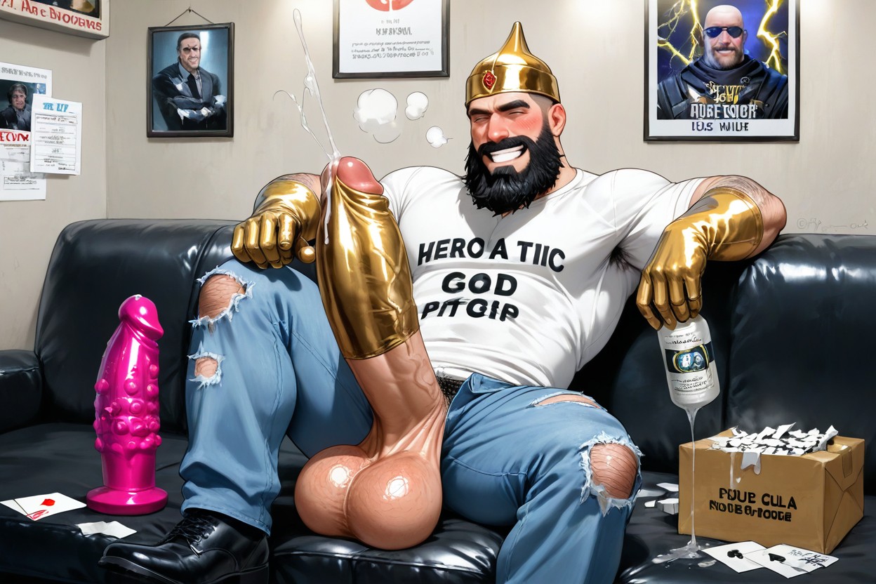 Solo Man, Hot Skin, One God Of War As Luigi AI Gay Porn