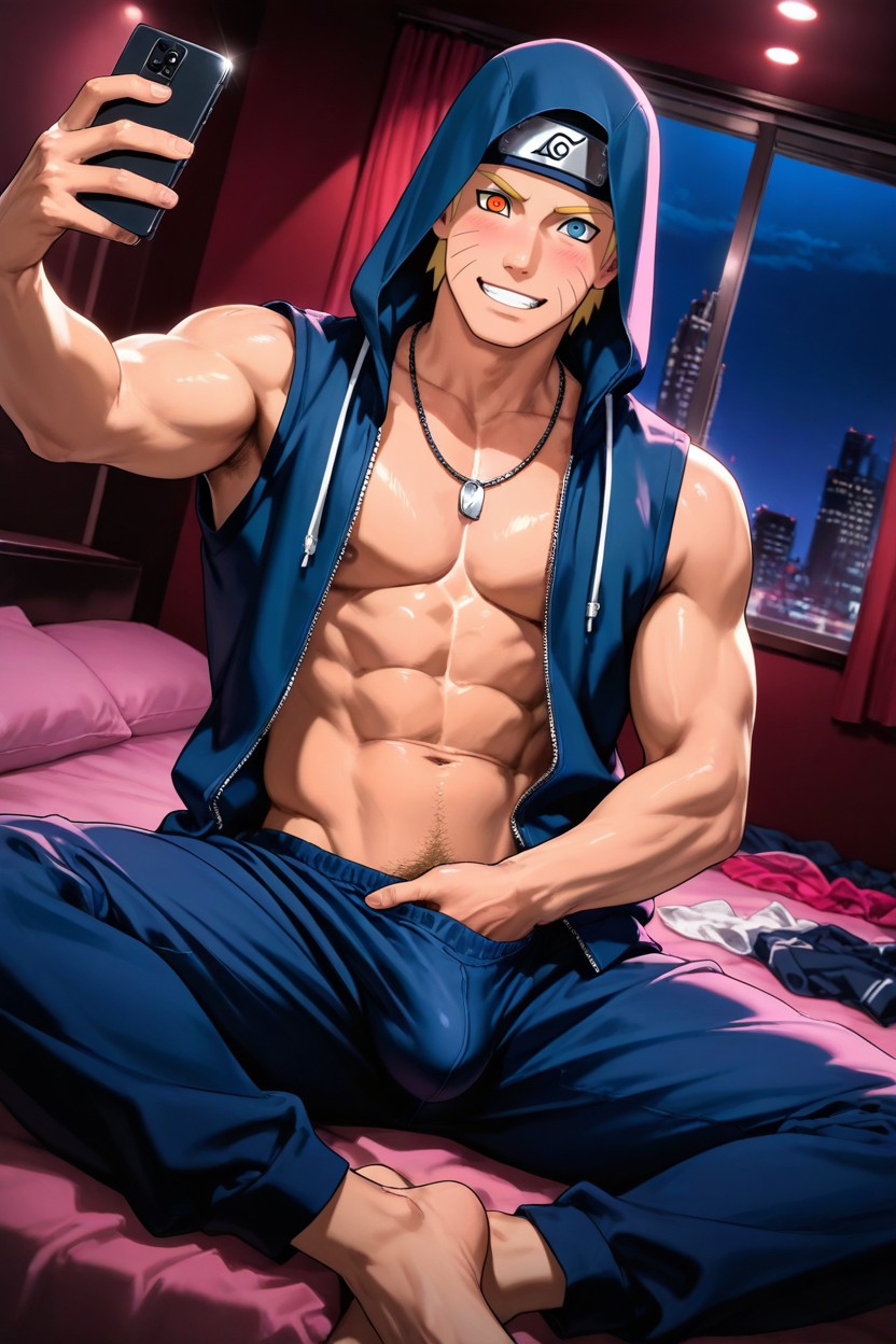Barefoot, One Person, Discarded Clothing AI Gay Porn