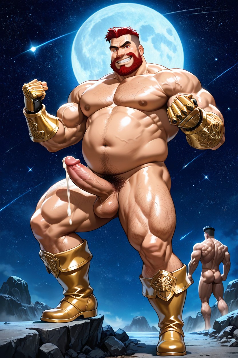 Ufotable Art Style, Dack Red Beard, Starry Sky AI Gay Porn