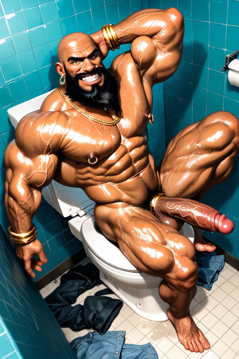 Big Feet, Face Visible, Realistic Style AI Gay Porn