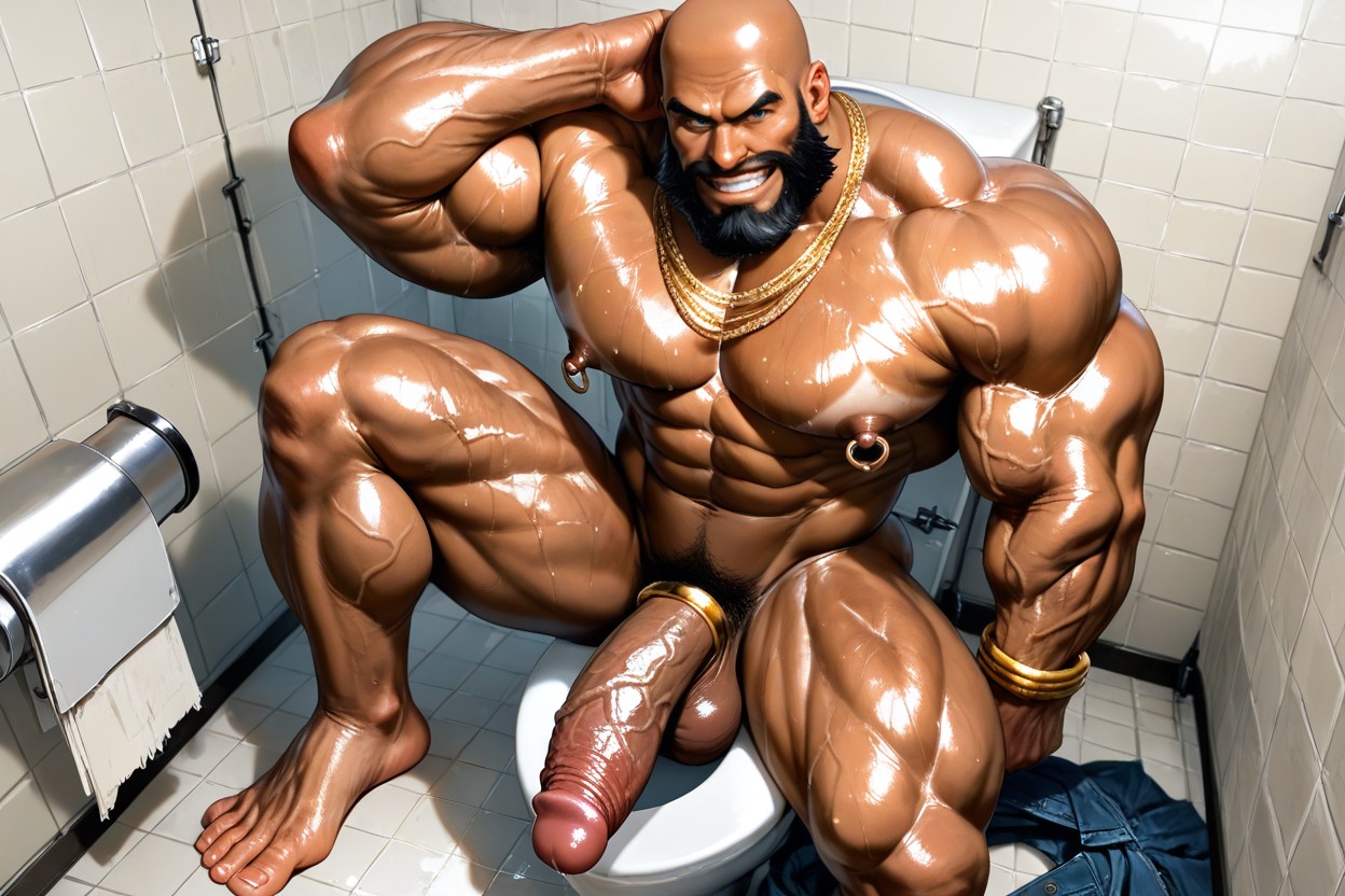 Bodybuilder, No Beard, Warrior AI Gay Porn