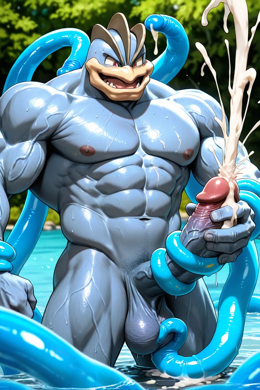 Fit, Fix Resolution, Excessive Cum Projectiles AI Gay Porn