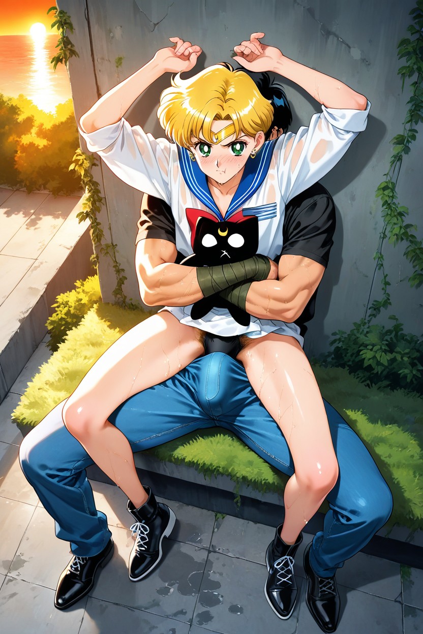 Black Shoes, Duo, Arms Are Up AI Gay Porn