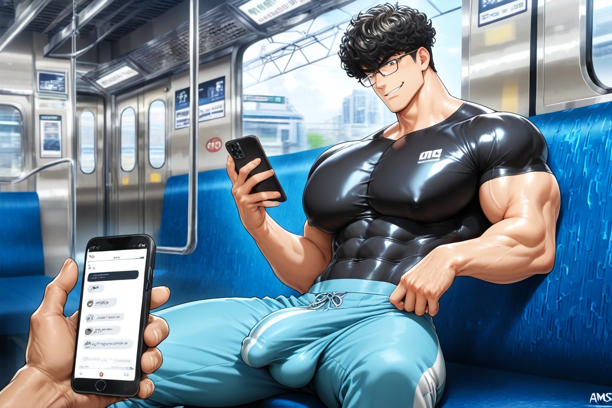 Smiling, Curly Hair, Hand-sized Waist AI Gay Porn