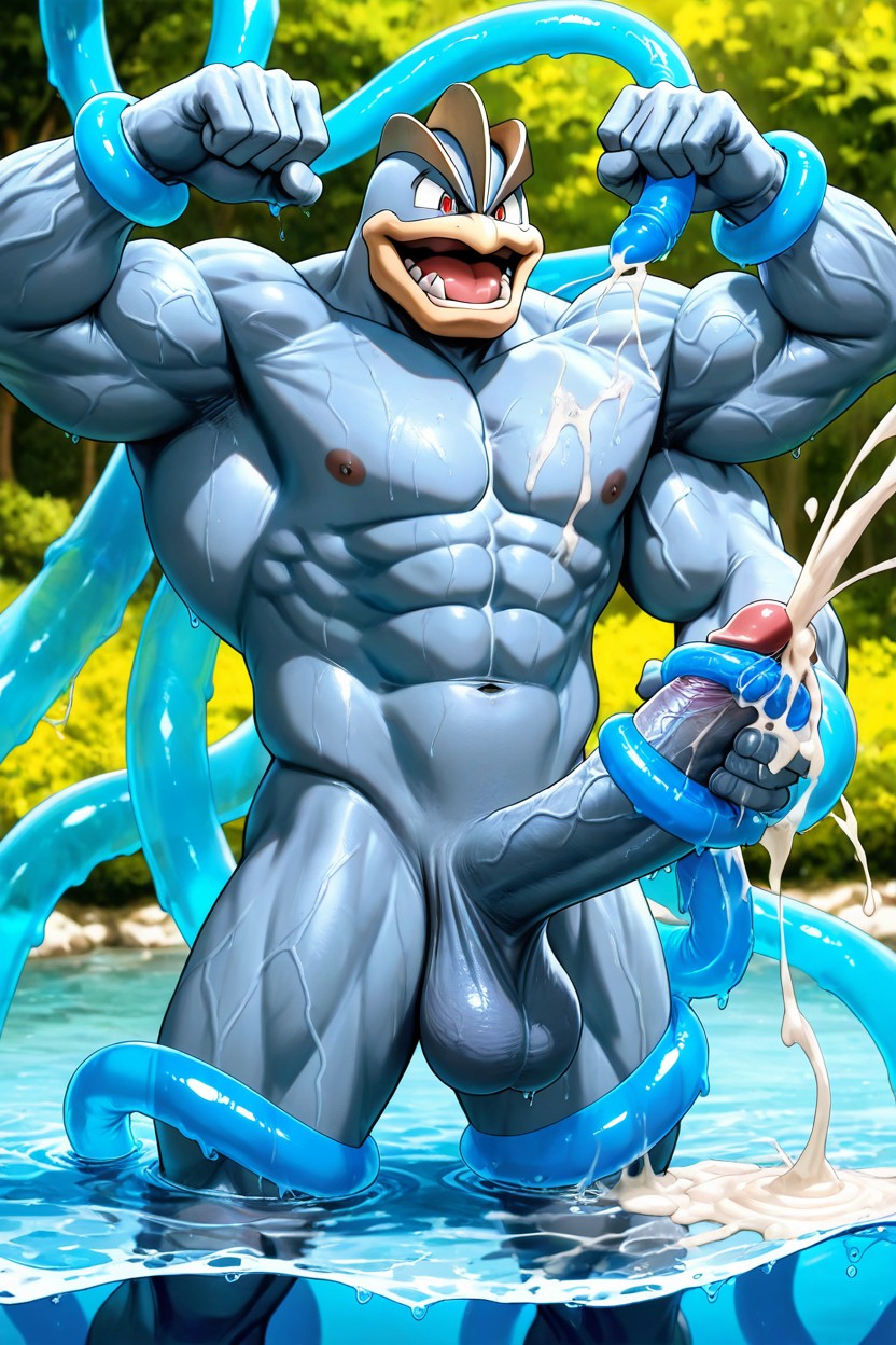 Arms, Penis Correct Structure, Excessive Cum Projectiles AI Gay Porn