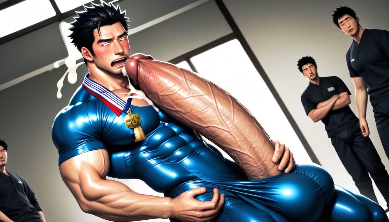 Japanese, Embarassed, Helping Hand AI Gay Porn