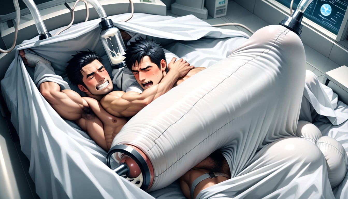 Sad, Extreme Pleasure, Penis Pump AI Gay Porn