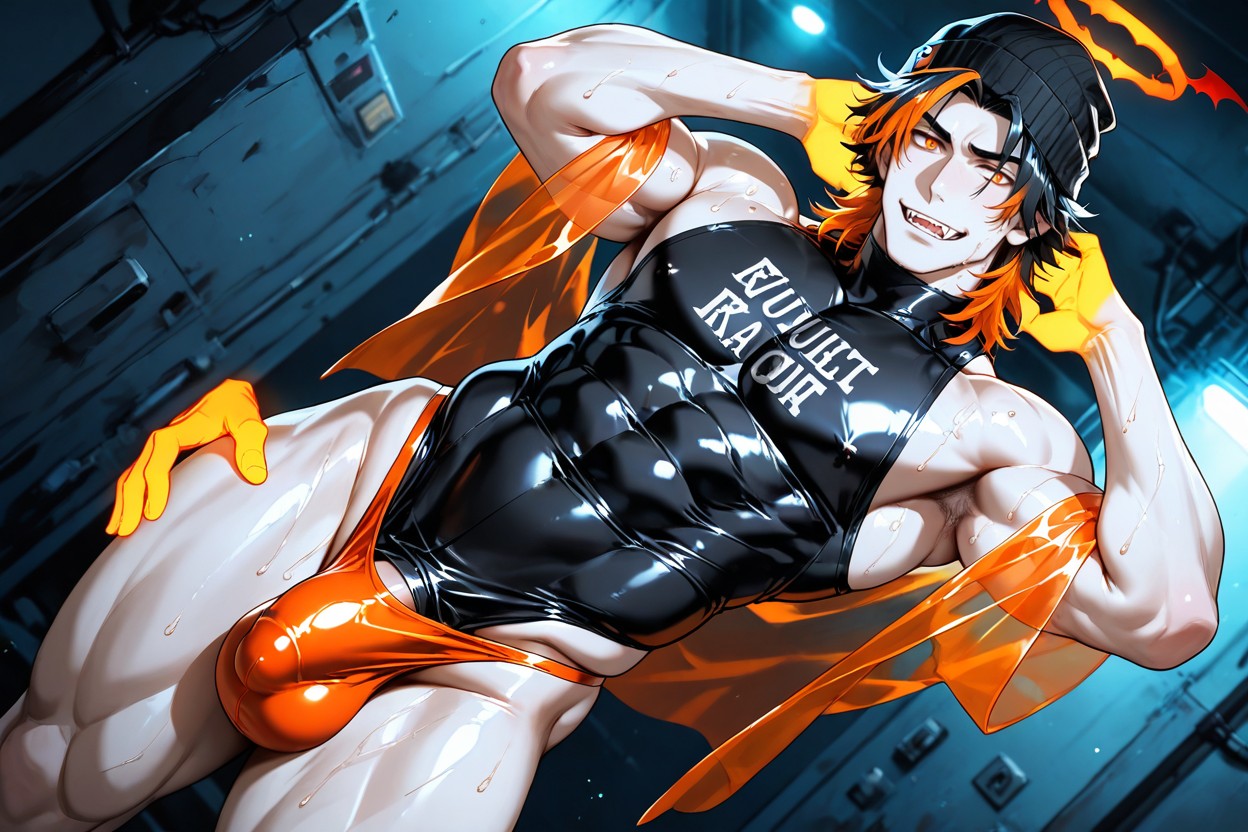 Pecs, Gay, Soft Light AI Gay Porn