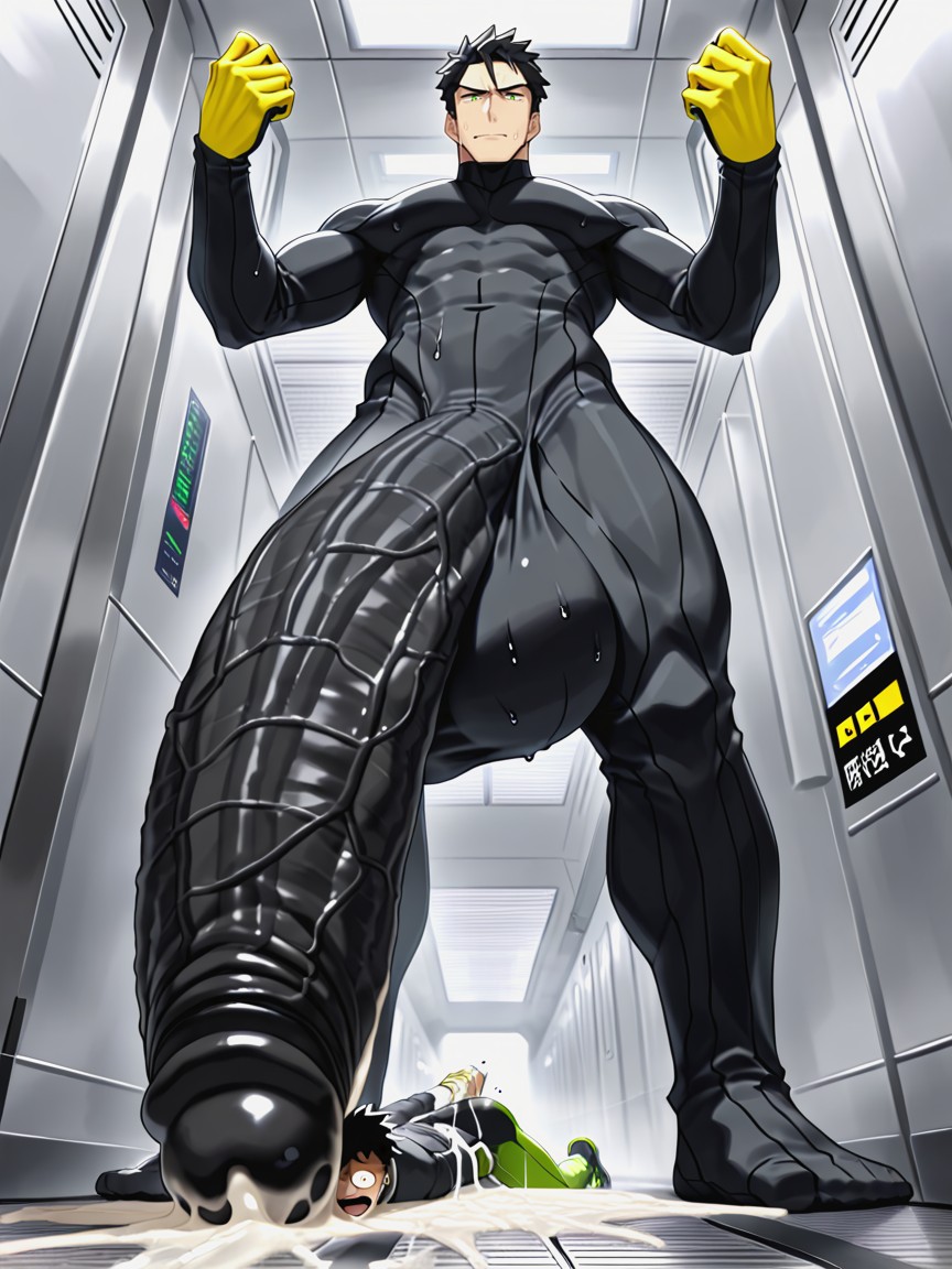 Handjob, Embarassed, Real Correct Anatomy AI Gay Porn