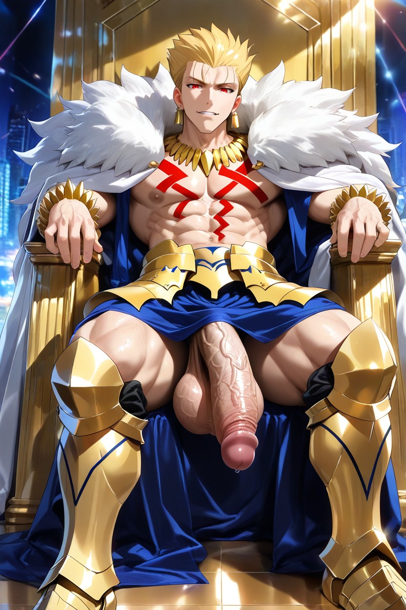 Penis Bulge, Aged, No Beard AI Gay Porn