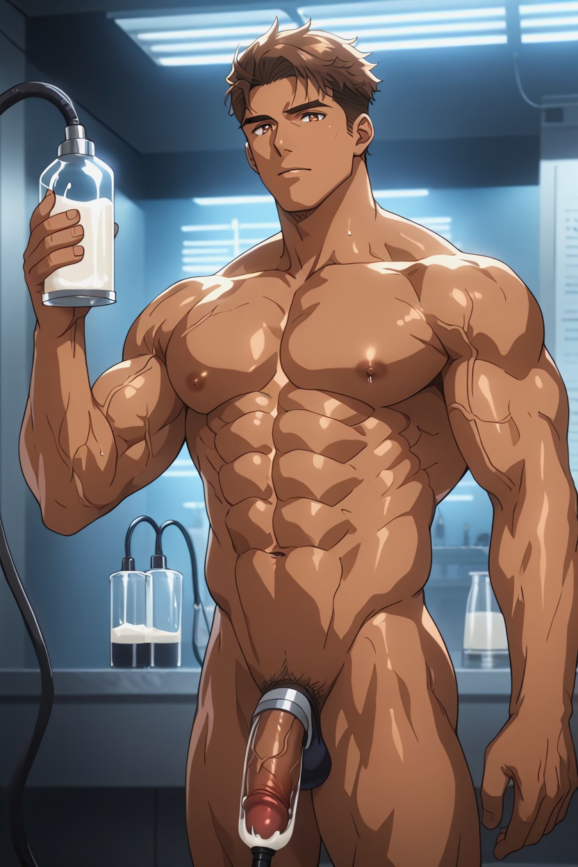 Handsome Male, Ultra-detailed, 18+ AI Gay Porn