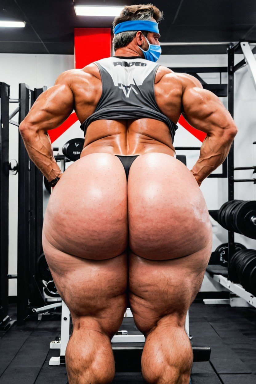 Thick Hips, Thick Ass, Big Bubble Ass AI Gay Porn