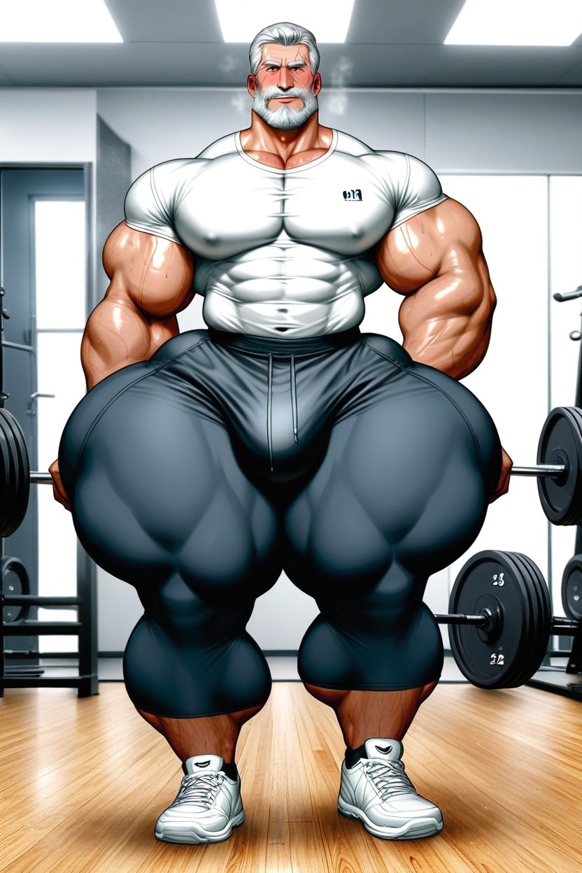 En Sueur, Big Ass, Ash Hair Porno IA Gay