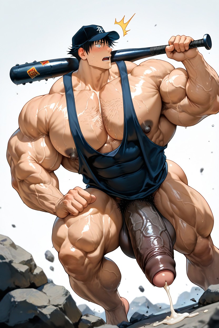 Boulder Shoulders, Chest Hair, Blushing Porno IA Gay