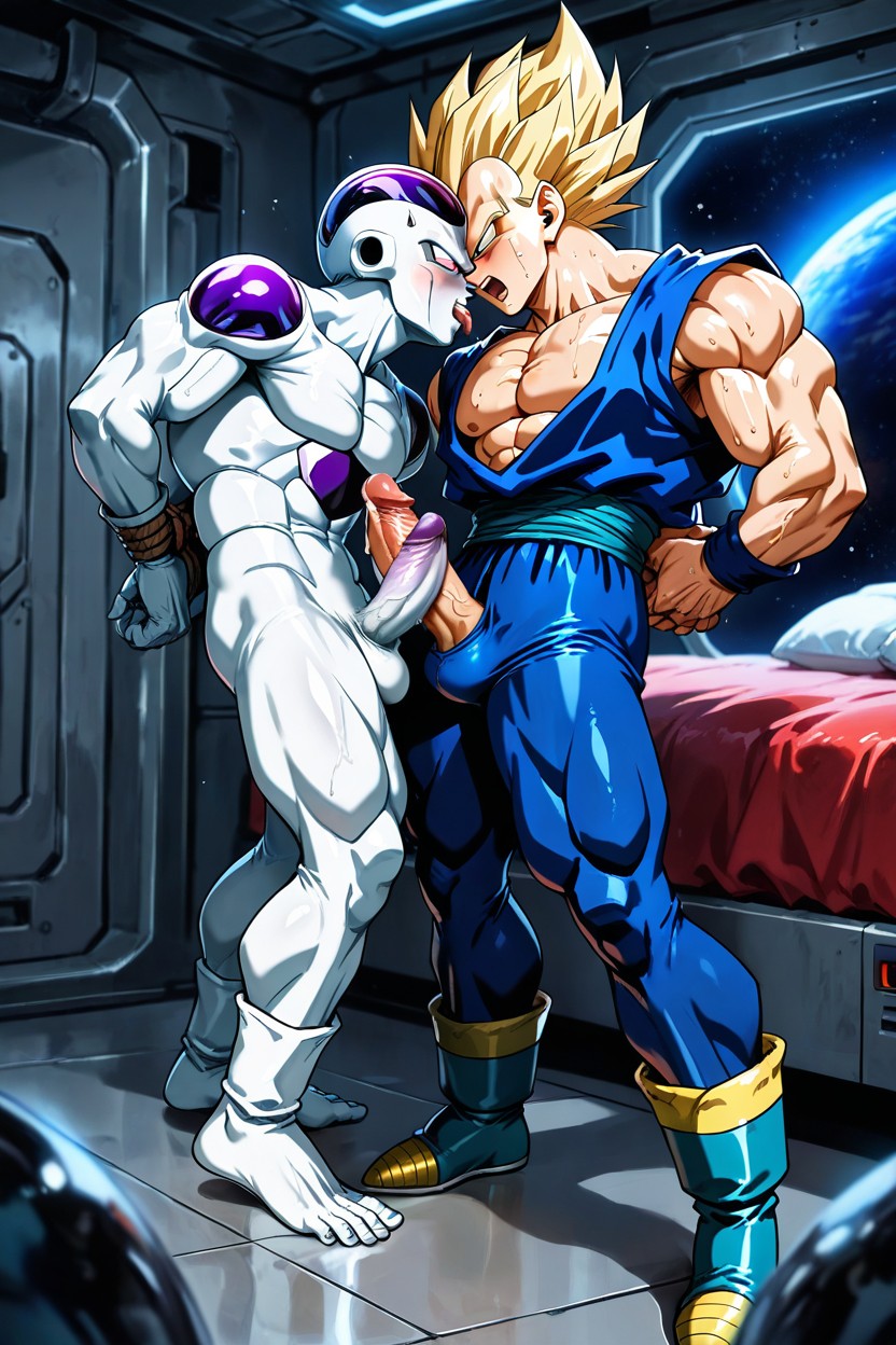 Square Pectorals, Frieza Licking Head, 25+ ゲイAIポルノ