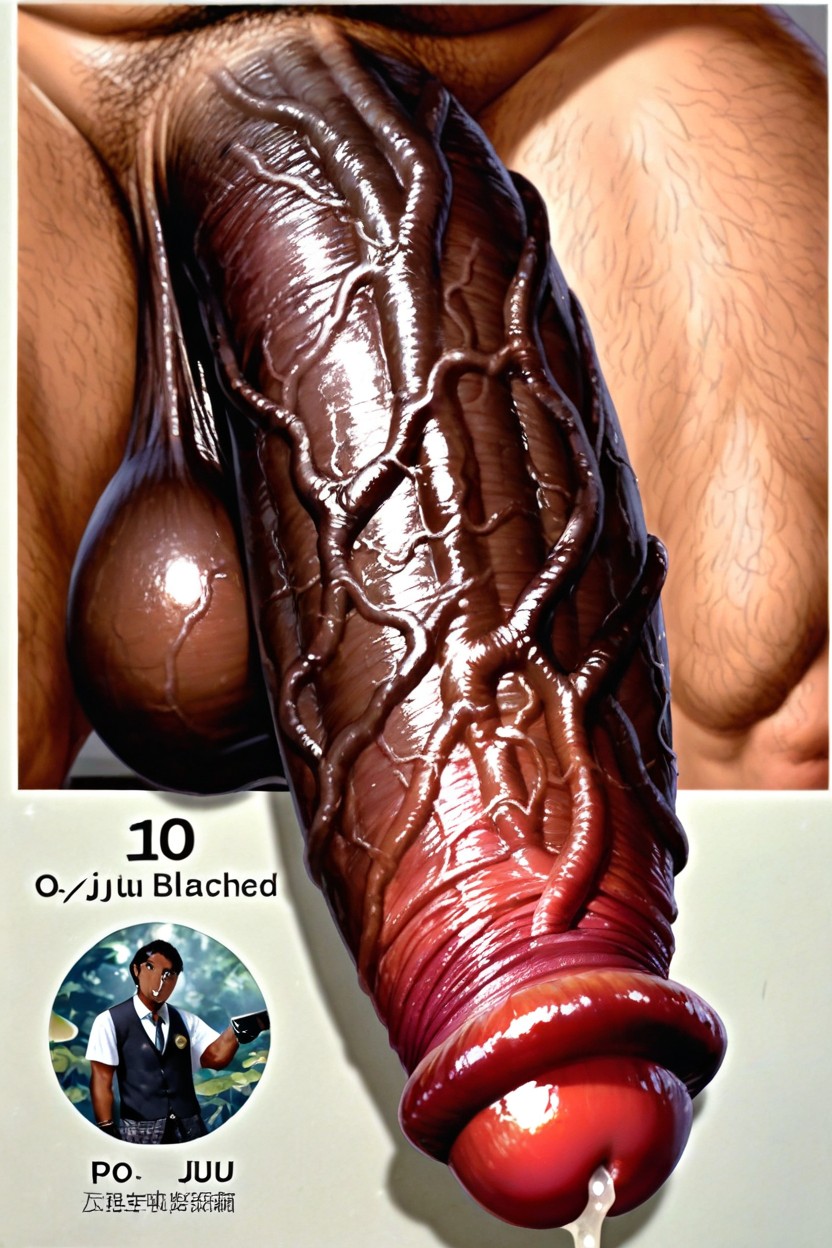 Huge Glans, Huge Penis Tip, Award Winning Photo Porno gay IA