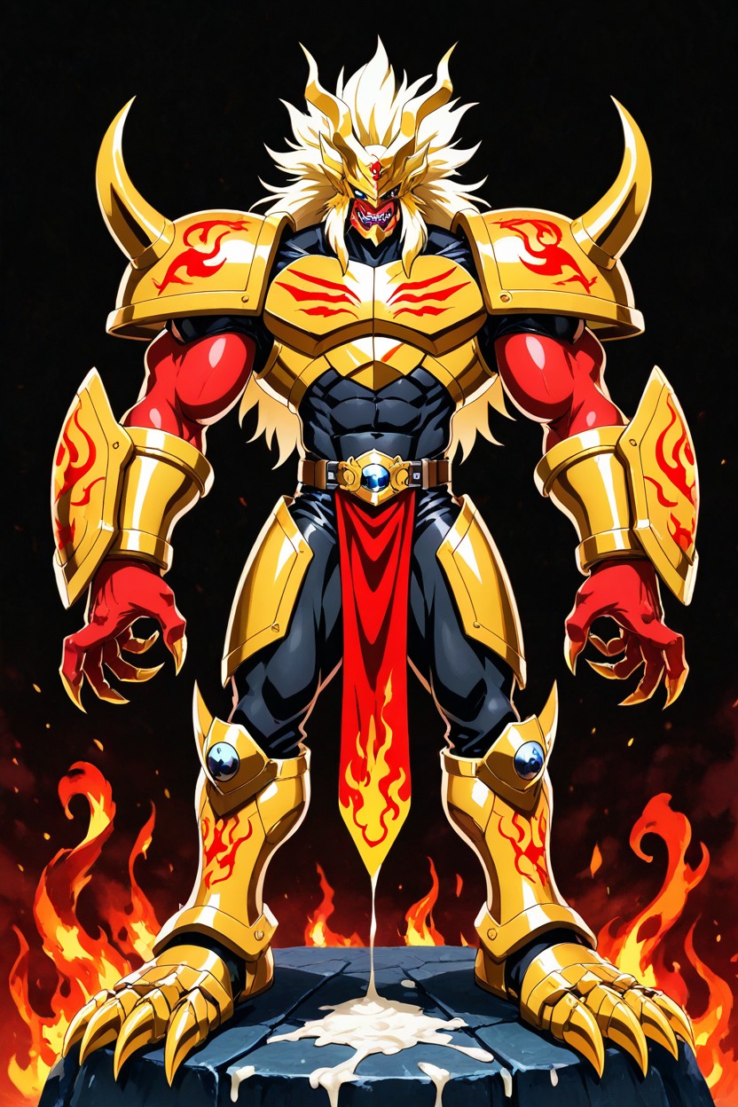Symmetrical Body, Fantasy Armored Warrior Aesthetic, No Effects AI Gay Porn