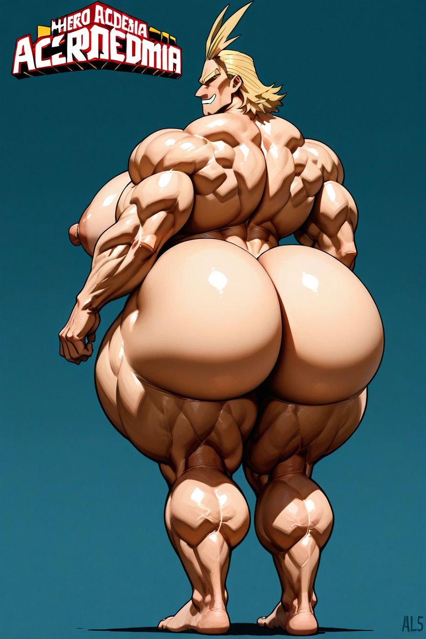 Front View, Bimbo Ass, Colossal Thighs ゲイAIポルノ