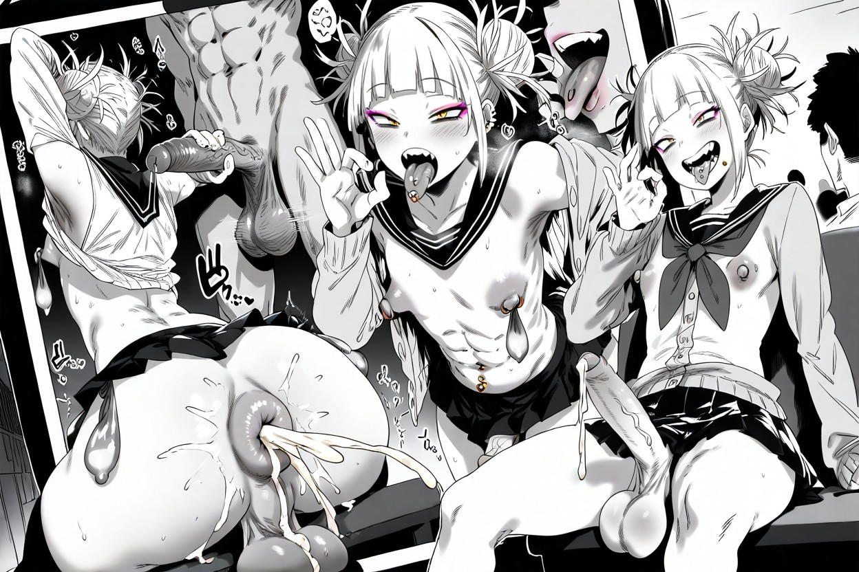 Ahegao, Blowjob, Fellatio Gesture AI同性戀黃片