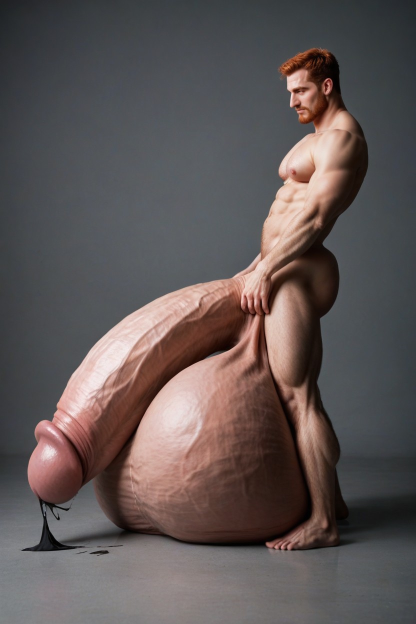 Hyper Massive Balls, Extreme Hyper Balls, Debout Porno IA Gay