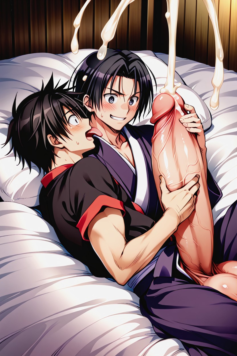 雪が降っている, Cumshot, Face Pressed Against Dick Or Balls Or Bulge ゲイAIエロ