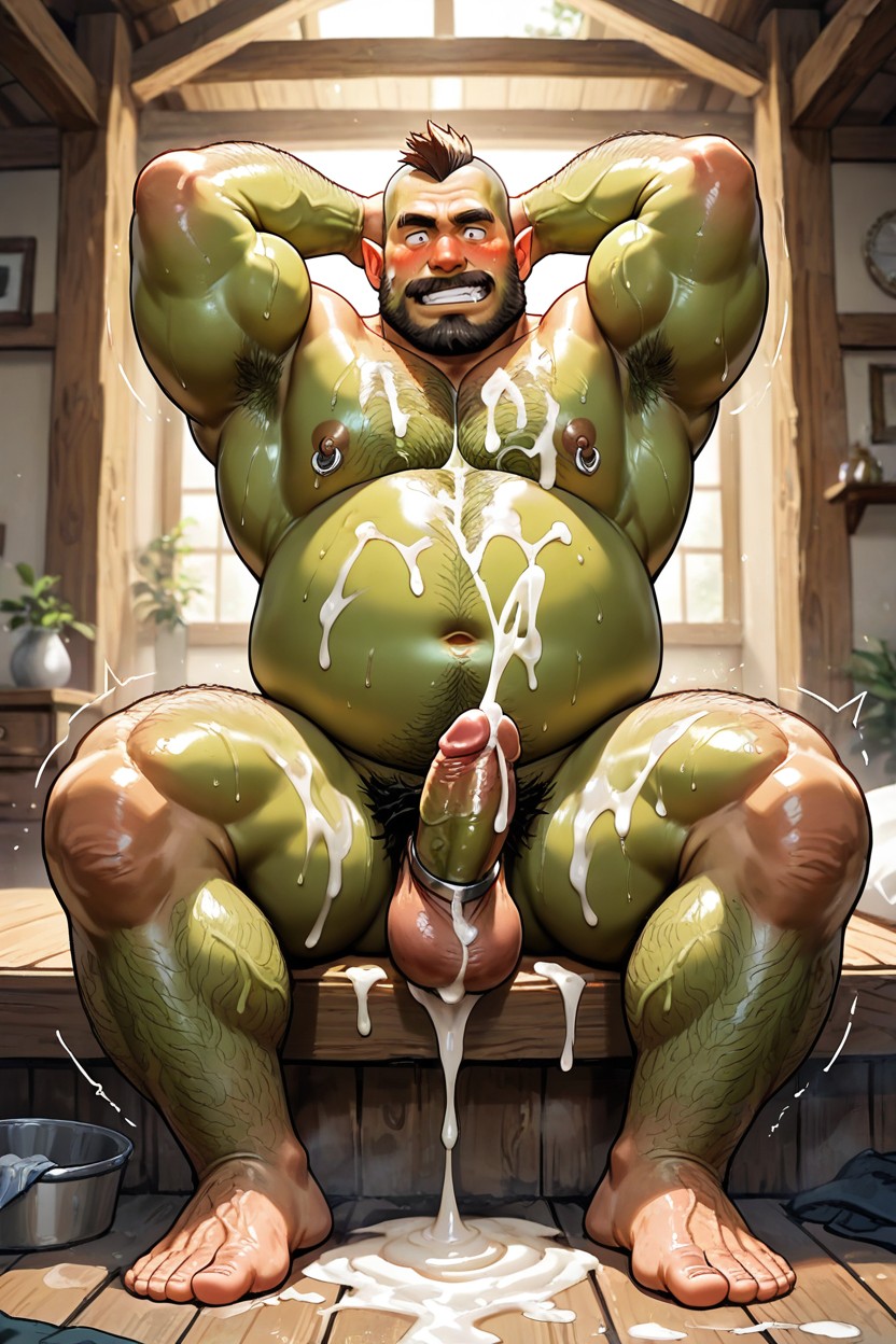 Father, Chubby Face, Surprised Face Porno IA Gay