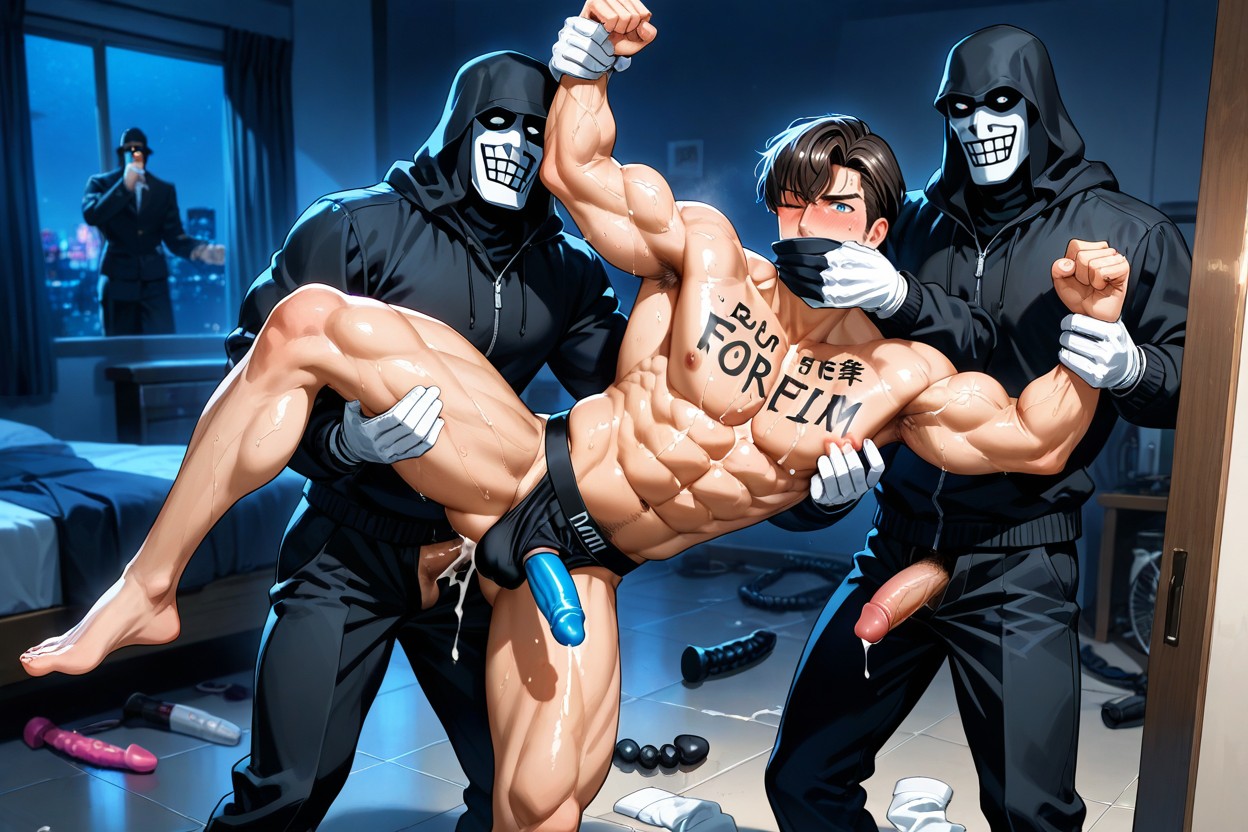 Held Down By Burglars, All Limbs Held Down, Groping AI同性恋黄片