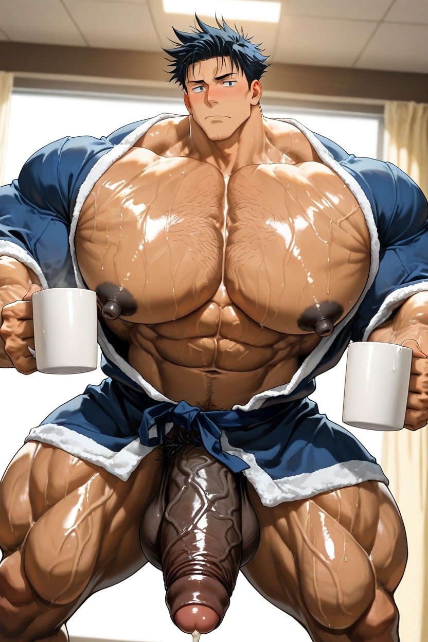 Oiled Skin, Perspective, Pointy Ears Porno IA Gay