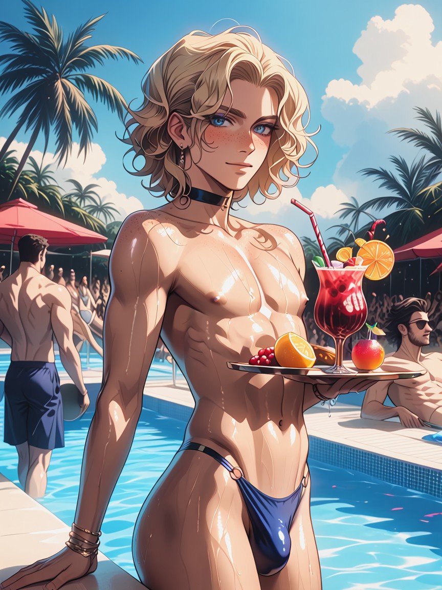 Sunny, Speedo, Smooth Chest AI同性戀黃片