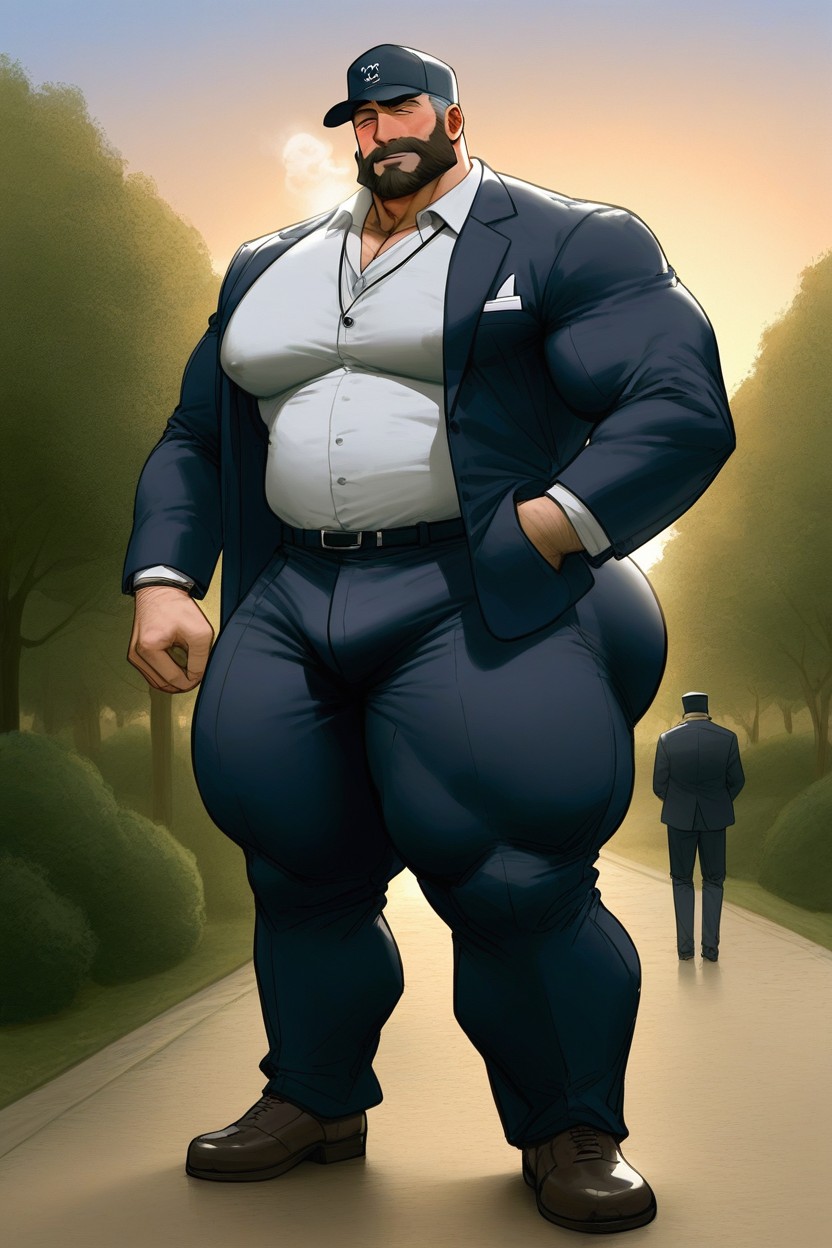 Thick Thighs, Gigant Ass, Manly ゲイAIポルノ