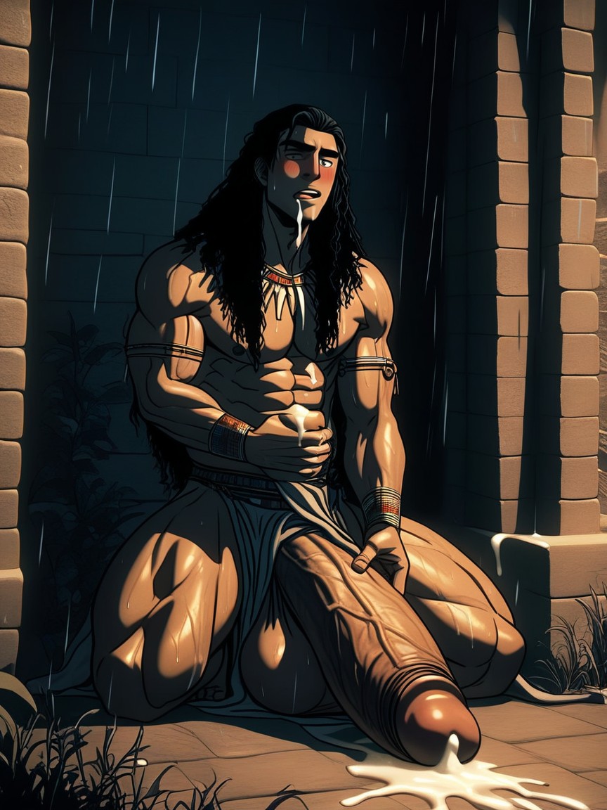 Cum On Face And Chest, Detailed, Uncut Hyper Cock Bigger Than Leg Porno IA Gay