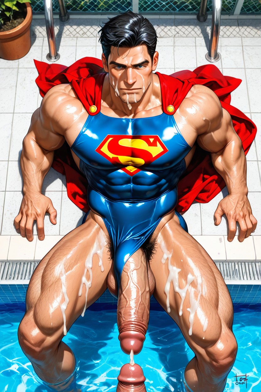 Top Down, Strong Arms, Handsome AI Gay Porn
