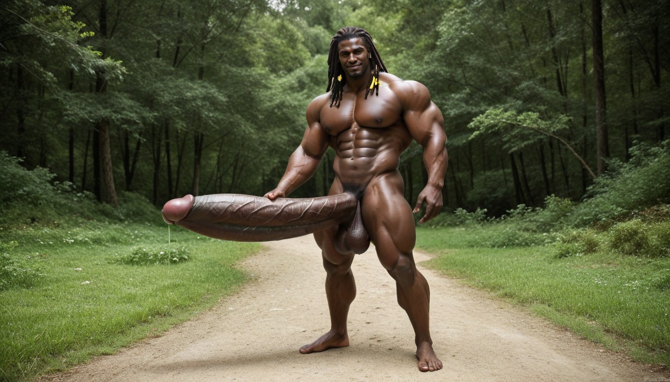 Gigantic Erect Cock, Full Body Portrait, Large Thighs Porno IA Gay