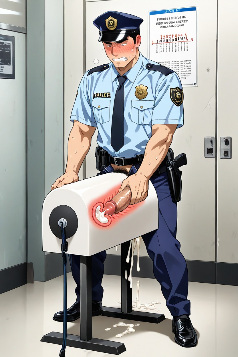 Japonais, Mental Art Style, Average Size Cock Porno IA Gay