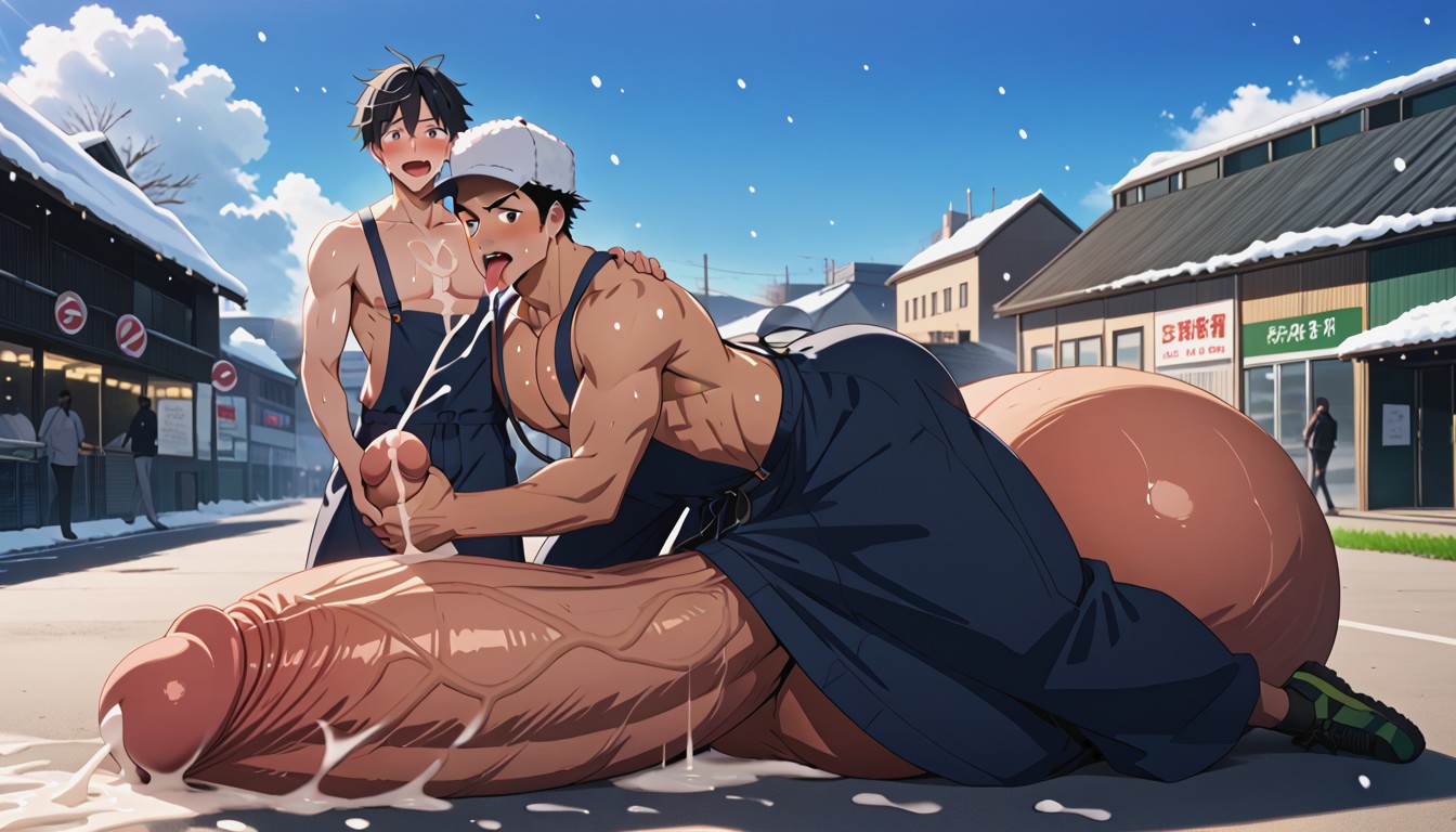 No Extra Limbs Or Digits, Arms Together, Top-down View AI Gay Porn